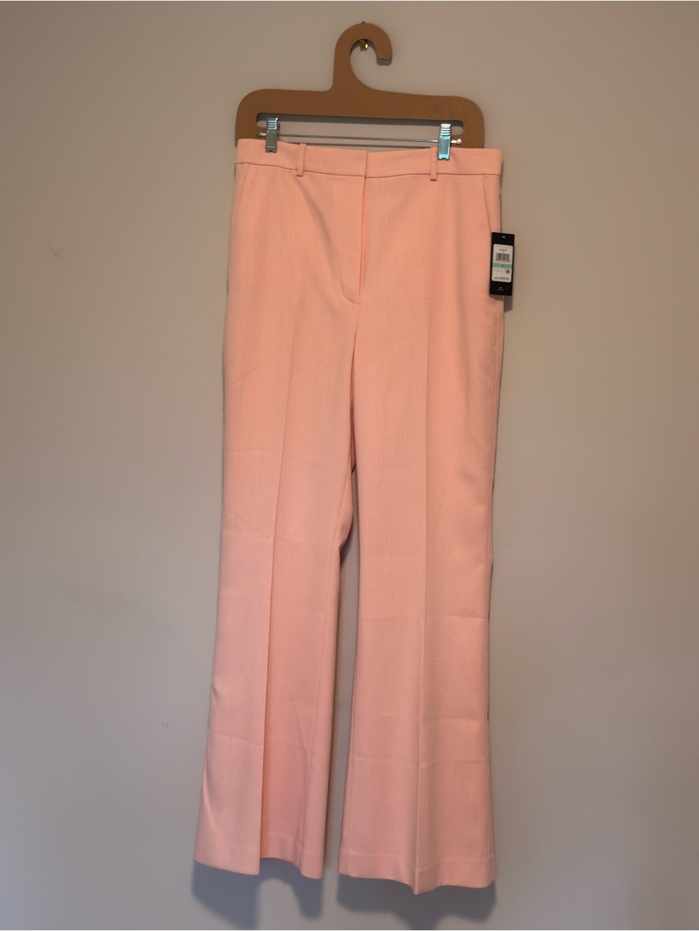 Tommy Hilfiger Light Peach Boot-Cut Dress Pants